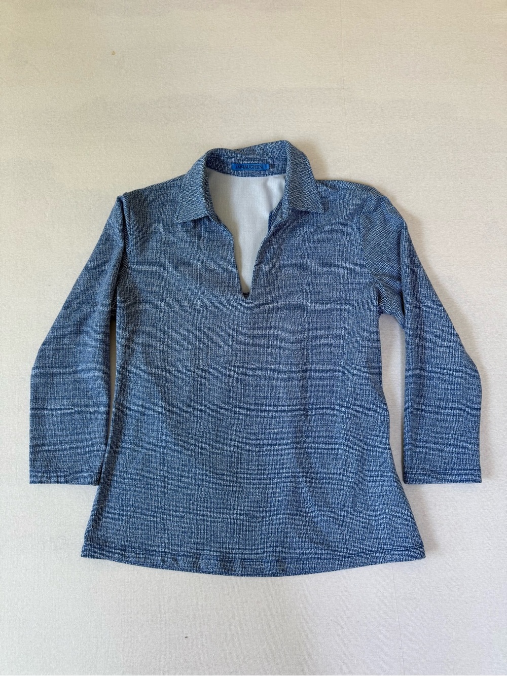 J. McLaughlin Quarter Sleeve Top Nylon Spandex Small